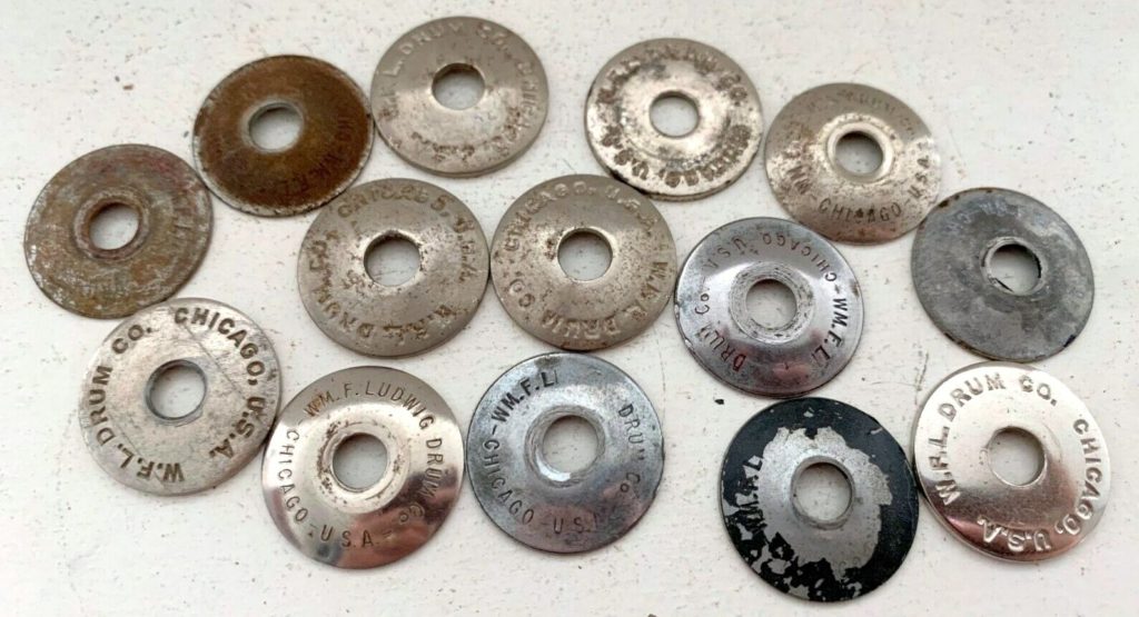 WFL logo mounting cup washers