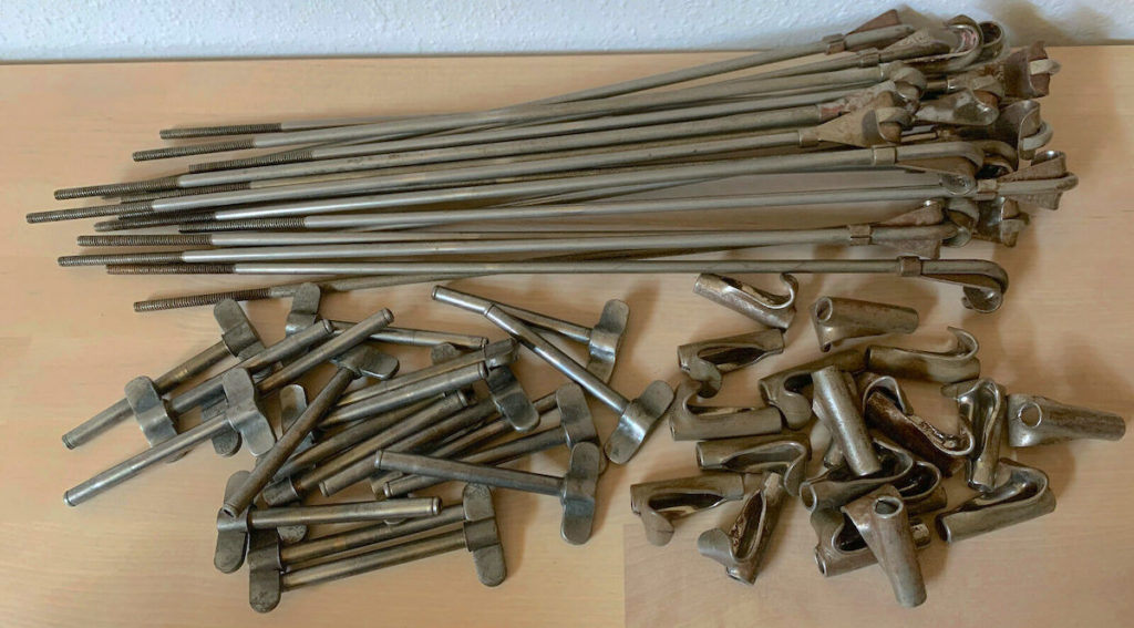 Duplex 30s single tension rods & claws